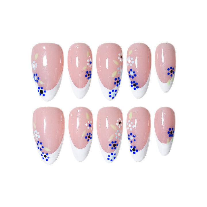 Blumen Design Press-On Nagel Tipps Karnz