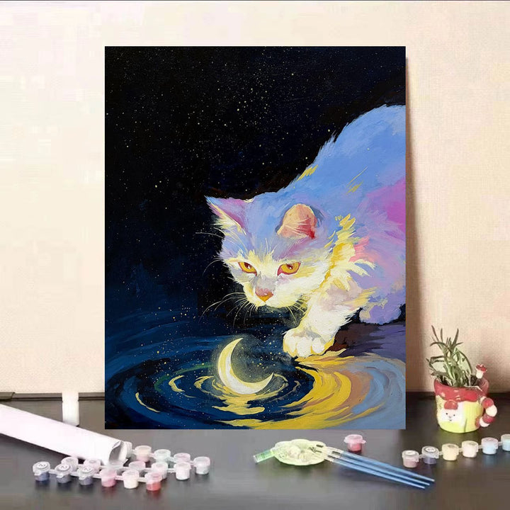 Kat-Themen Fantasy Wandkunst Leinwanddruck Karnz