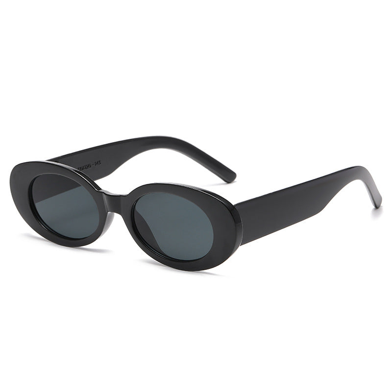 Damen modische Sonnenbrille mit einzigartigem ovalen Design Karnz