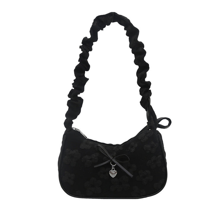 Elegante florale verzierte Schultertasche Karnz
