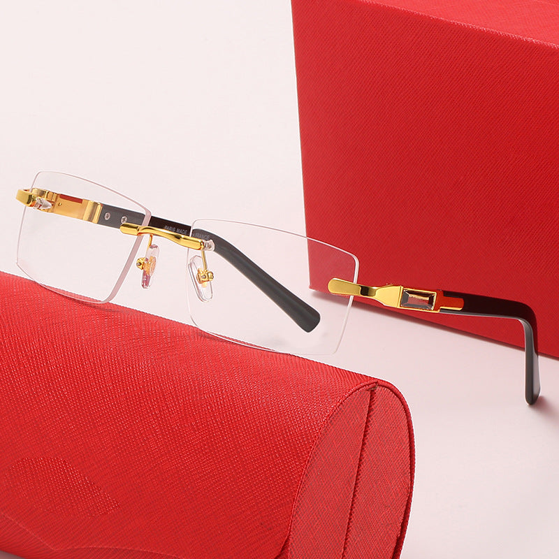Damen modische Rechteck Sonnenbrille Karnz