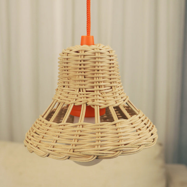 Rattan Hängeleuchte Karnz