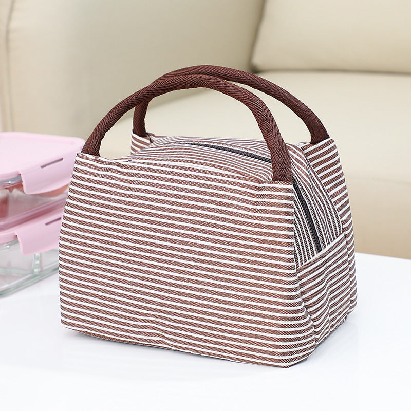 Isolierte gestreifte Lunch-Tasche Karnz