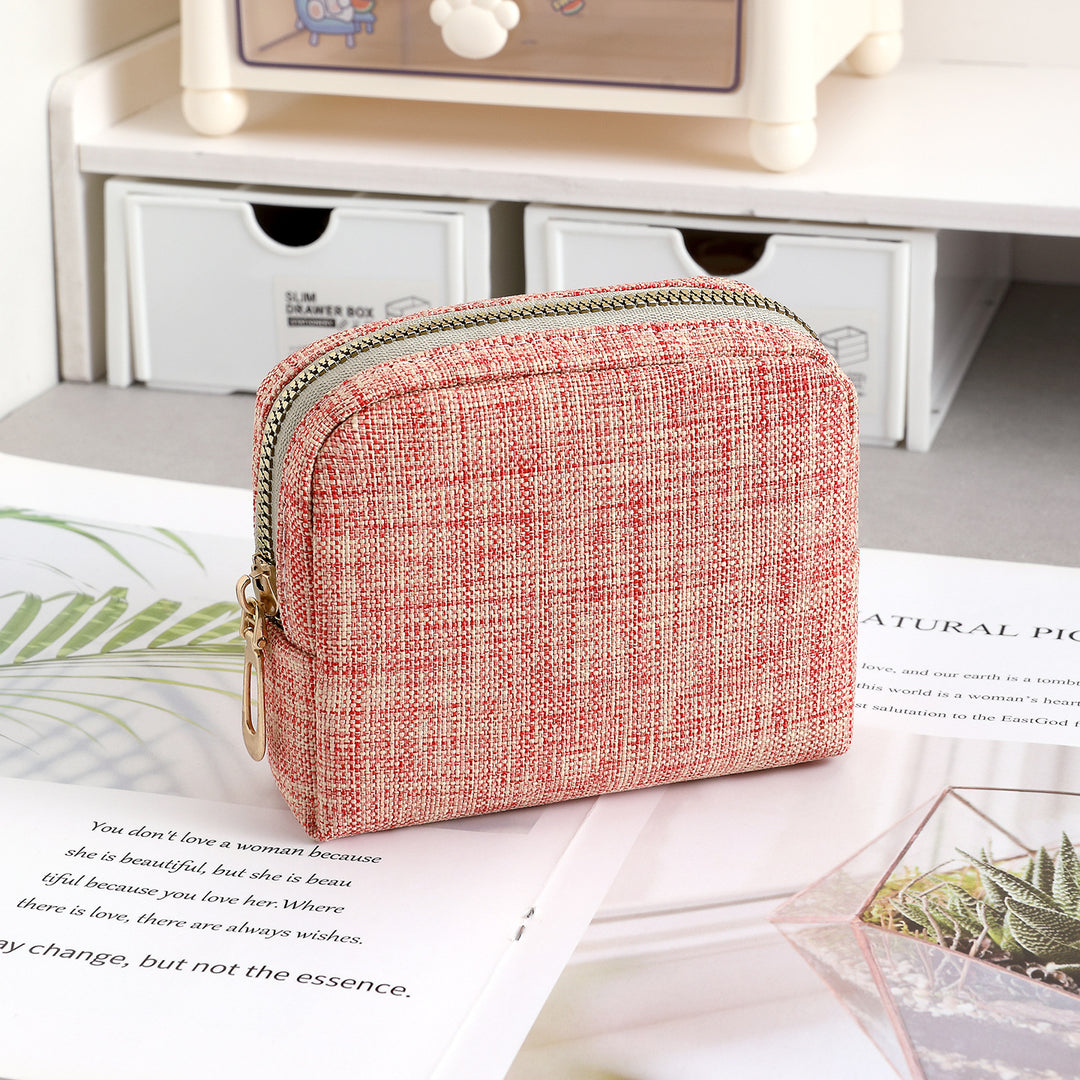 Kompakte Reißverschluss-Münztasche