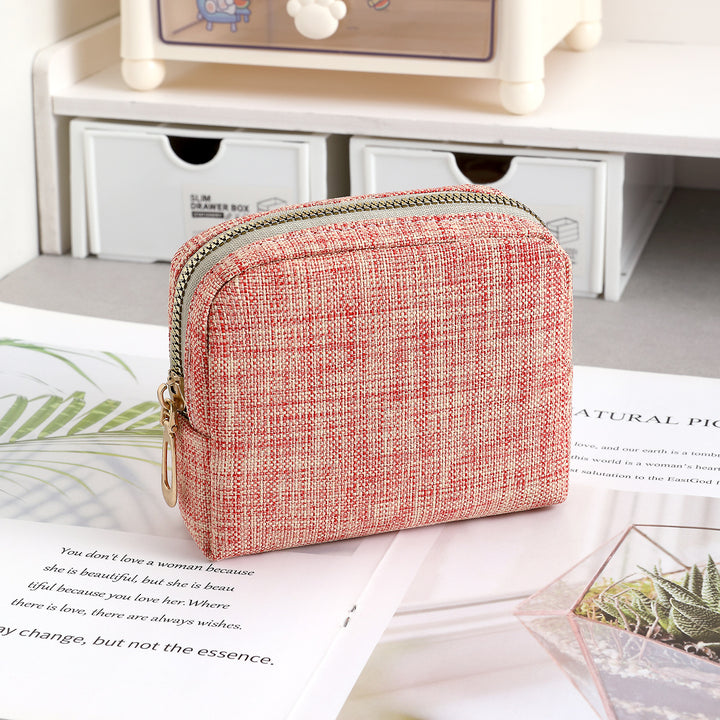 Kompakte Reißverschluss-Münztasche