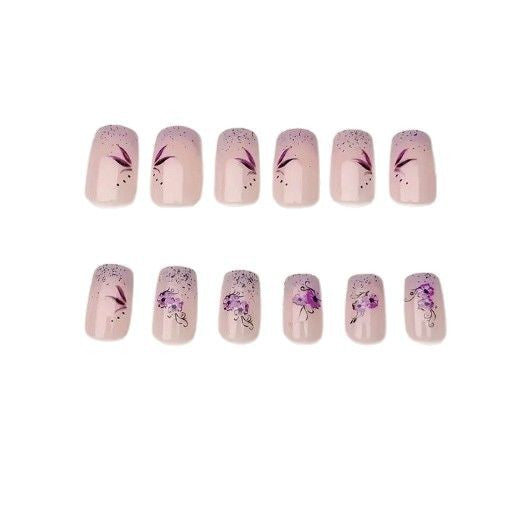 Elegante Blumendesign Acryl-Nagelkunst-Verstärkungen Karnz