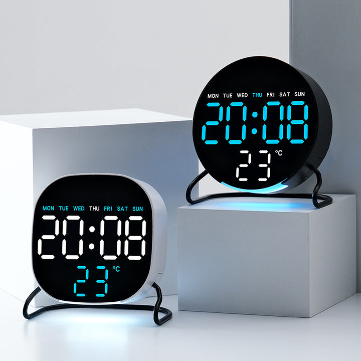 Digitaler Multifunktionswecker mit großer LED-Anzeige Karnz