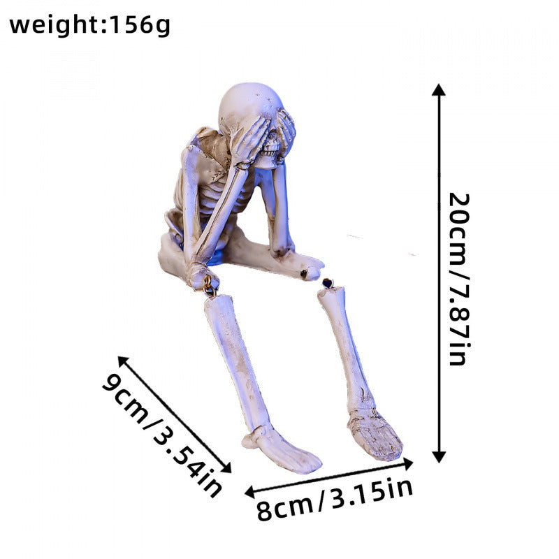 Dekorativer Skelettfigur Karnz