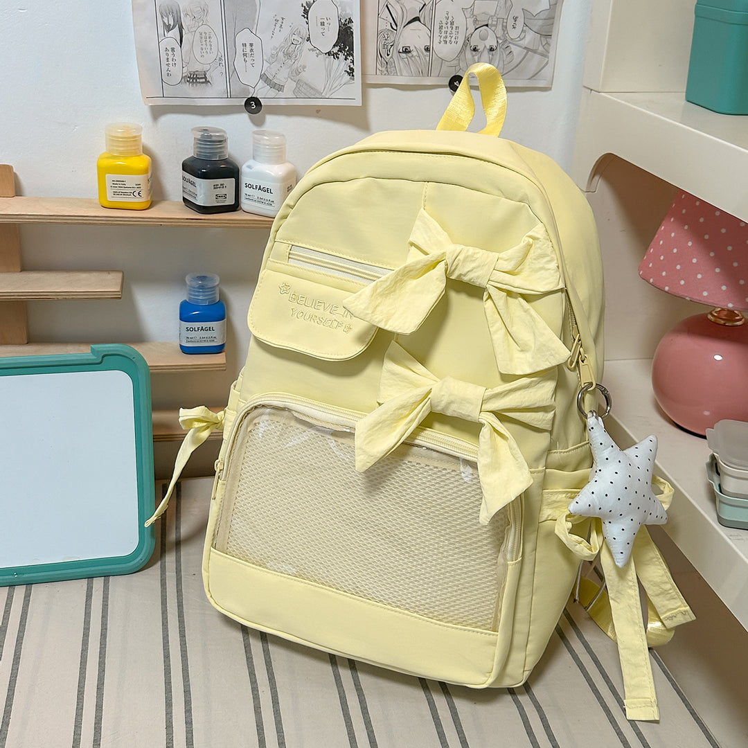 Stylischer mit Schleifen verzierten Rucksack Karnz 1791205748
