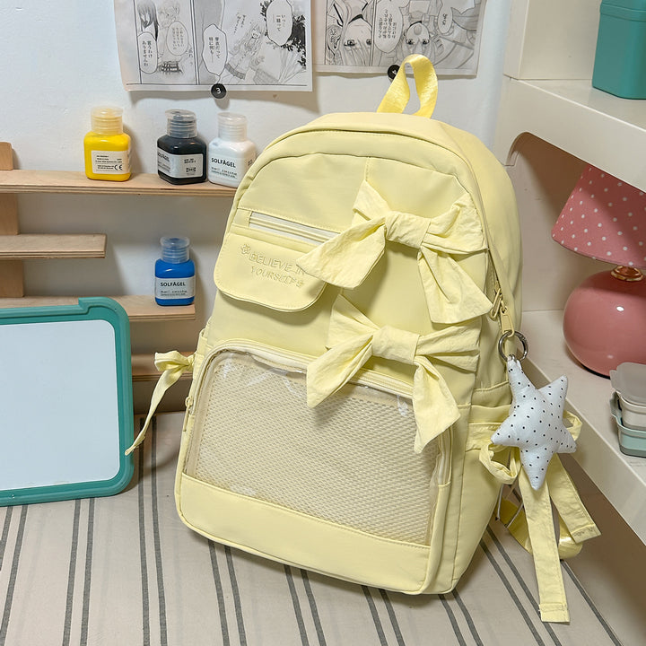 Stylischer mit Schleifen verzierten Rucksack Karnz 1791205748