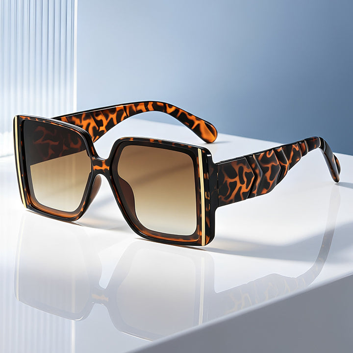 Retro-inspirierte schicke quadratische Sonnenbrille Karnz