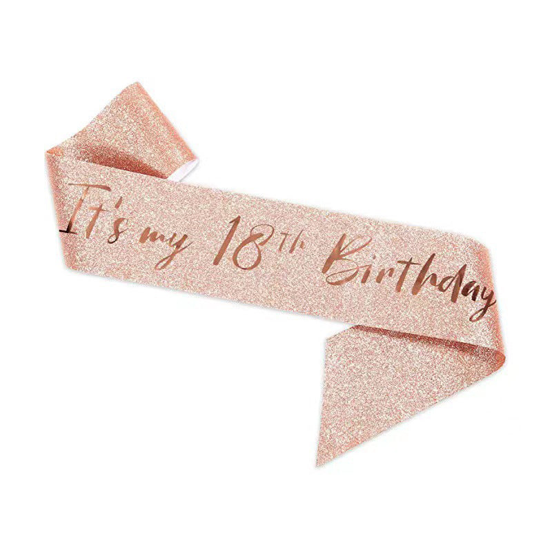 Damen Festliche 10. Geburtstag Dekoband Karnz