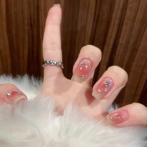 Dekoratives Strass-Nagelkunst-Set