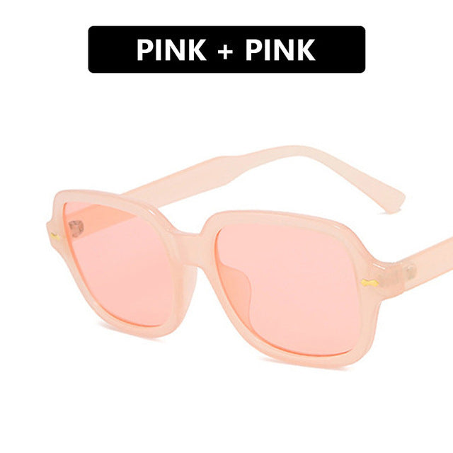Damen quadratische Sonnenbrille mit stylishem und robustem Rahmen Karnz