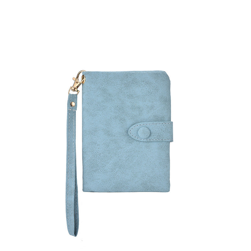 Kompakte Kunstleder Clutch Geldbörse Karnz