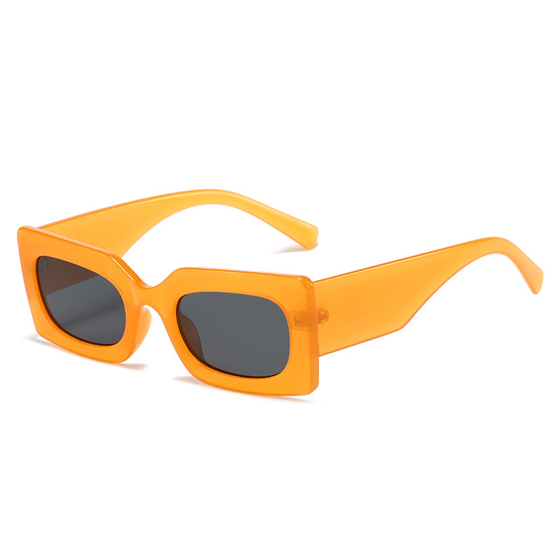 Damen modische Sonnenbrille im kantigen Design Karnz