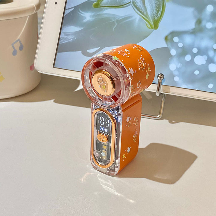 Tragbarer Mini Ventilator mit Led-Anzeige Karnz