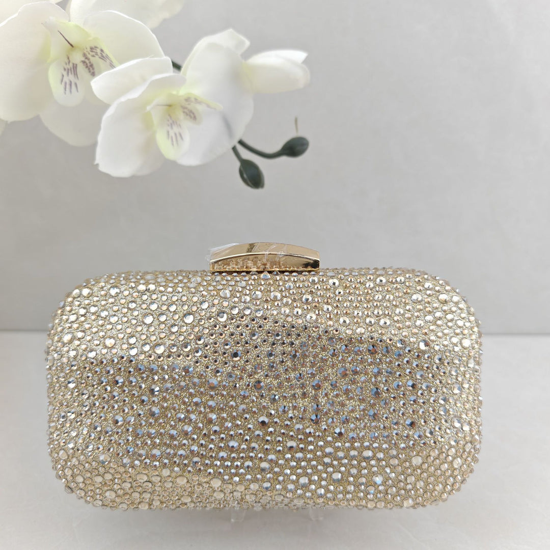 Elegante Strass-Abend-Clutch
