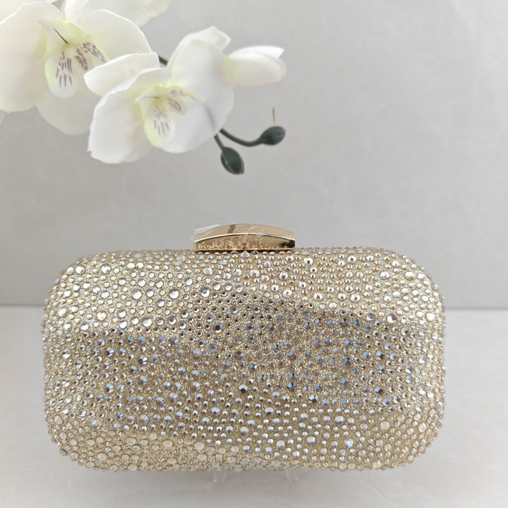 Elegante Strass-Abend-Clutch