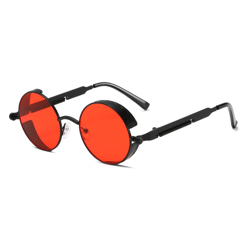Damen Runde Sonnenbrille mit hochwertigem Metallrahmen Karnz