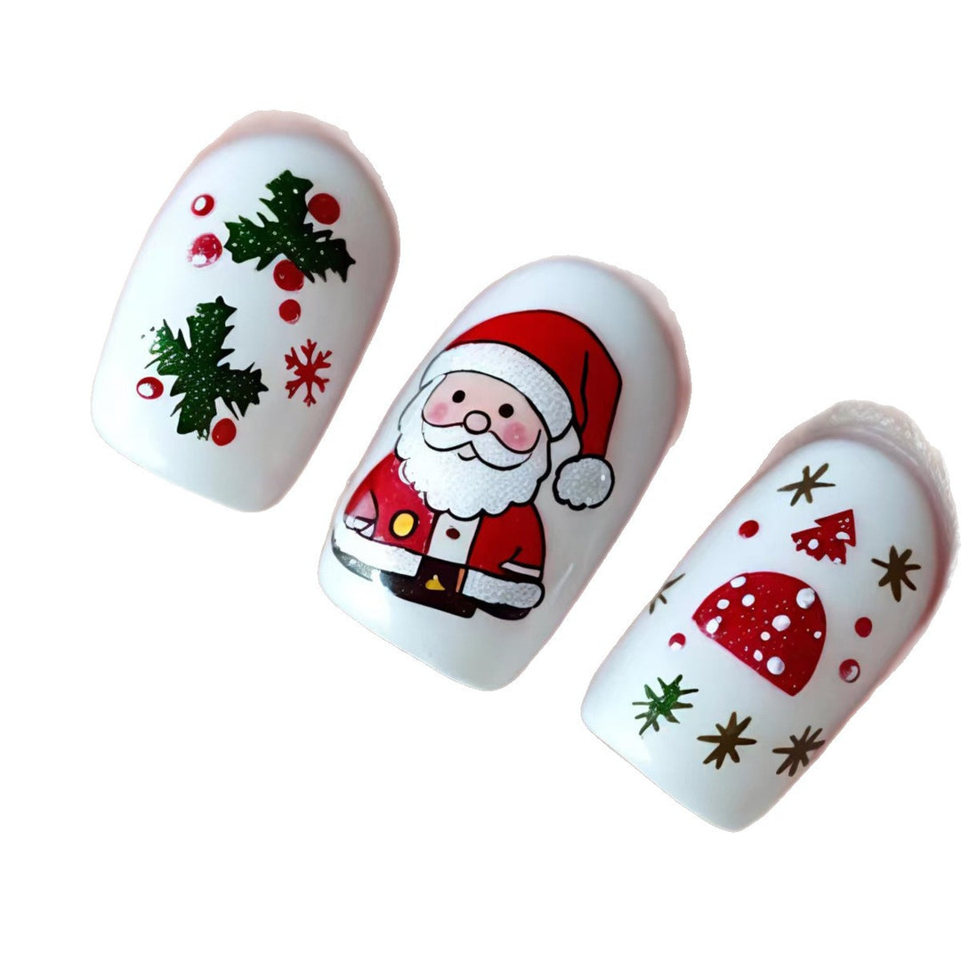 Weihnachtliche Kunstnägel Karnz