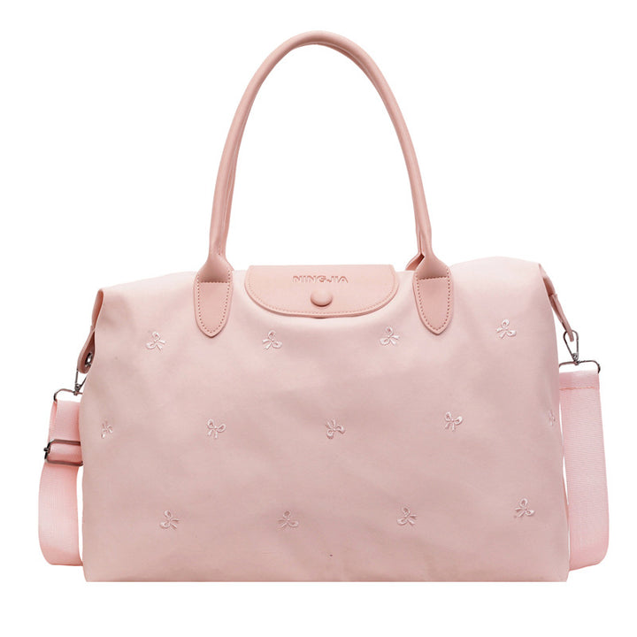 Stylische bestickte Reisetasche für das Wochenende