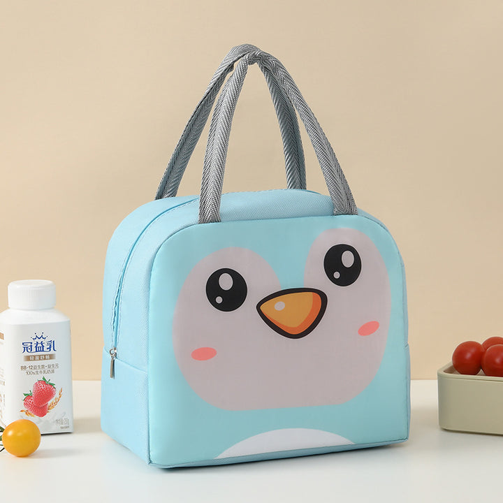 Süße tierische isolierte Lunch-Tasche Karnz