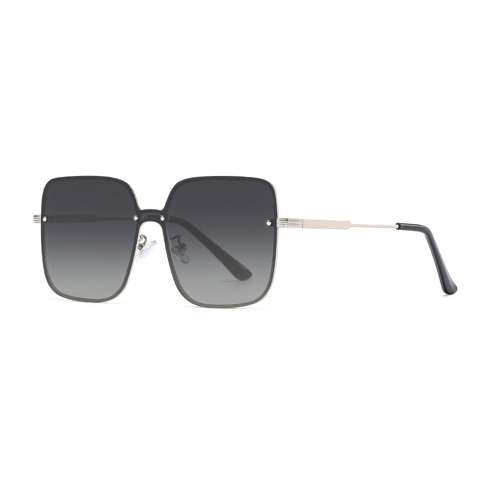 Damen Sonnenbrille im exzentrischen quadratischen Design mit hochwertigem Metallrahmen Karnz