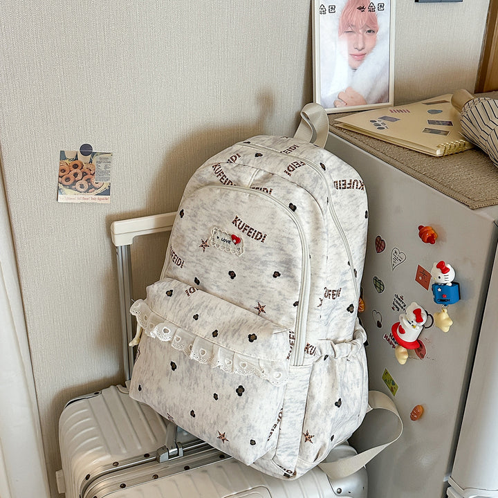 Stylische Lässige Bedruckte Rucksack Karnz