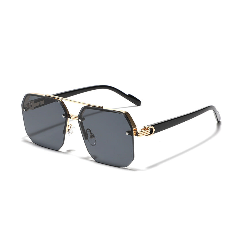 Damen hexagonale Sonnenbrille mit elegantem Metallrahmen Karnz