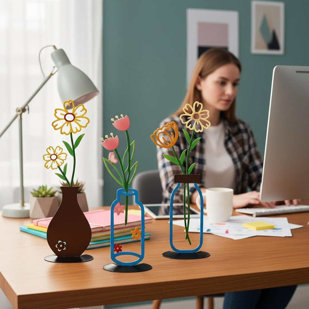 Dekorative Blumen vase Karnz
