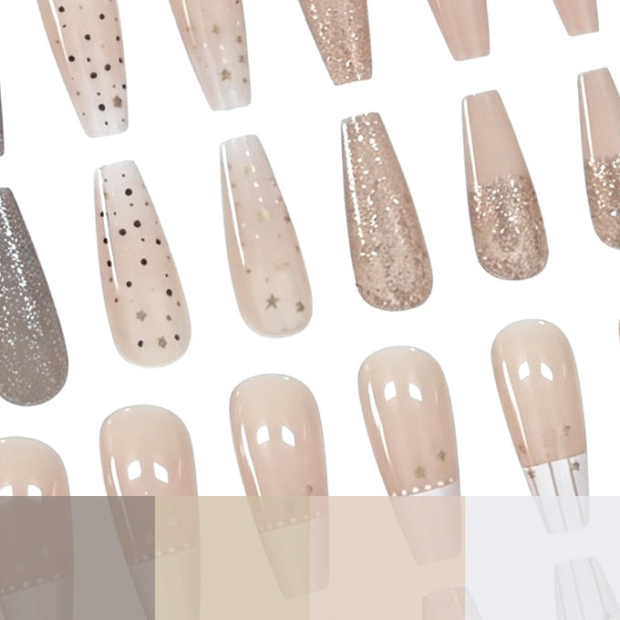 Elegante Sternen-Nagelkunst Karnz