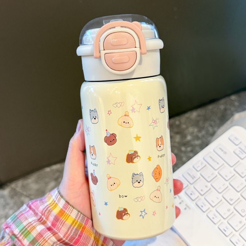 Damen kreative Wasserflasche mit tierischen Motiven Karnz