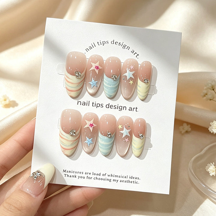 Verspielt Nagelkunst Press-On Set Karnz