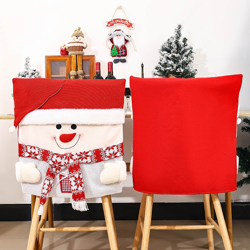 Festlicher Weihnachts-Stuhlüberzug Karnz