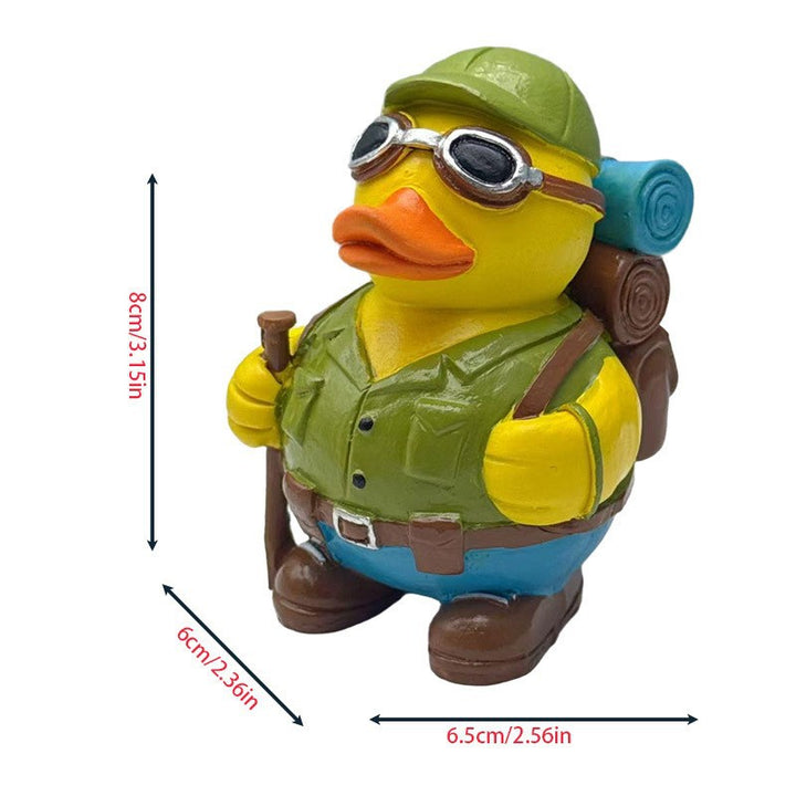Lustige Deko Gummiente mit Streuseln Karnz