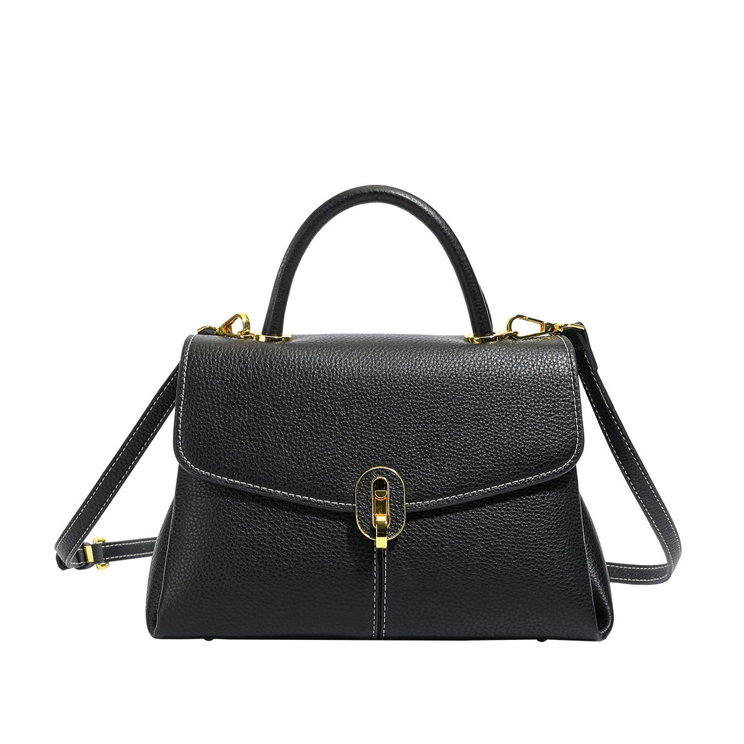 Elegante Handgefertigte Strukturierte Handtasche Karnz