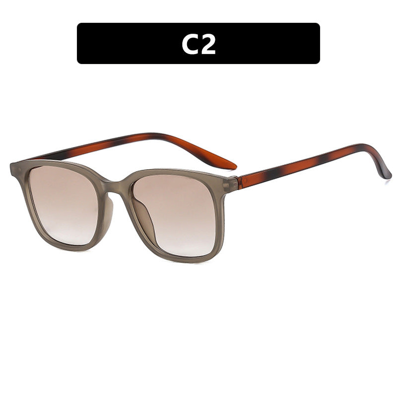 Damen trendige quadratische Sonnenbrille mit polarisierenden Gläsern Karnz