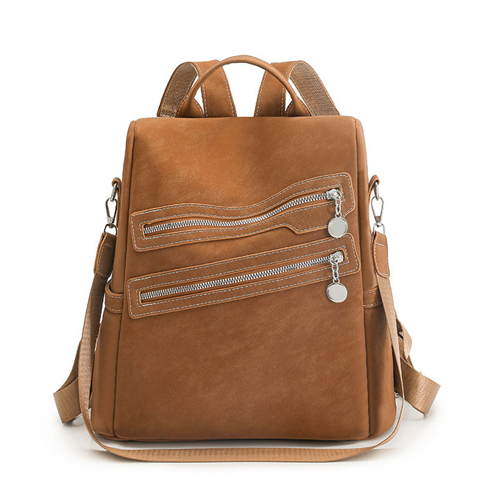 Stylischer Multi-Reißverschluss-Rucksack Karnz