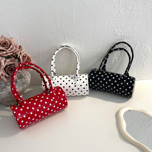 WoChic Strukturierte Gepunktete Handtasche Karnz