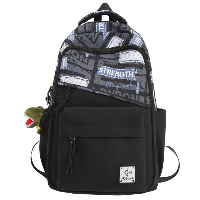 Trendy Grafikdruck Rucksack Karnz