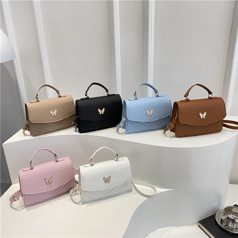 WoElegant Gepolsterte Leder Satchel Tasche Karnz