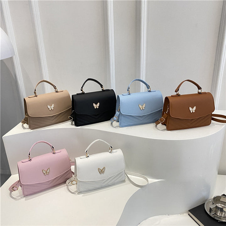 WoElegant Gepolsterte Leder Satchel Tasche Karnz