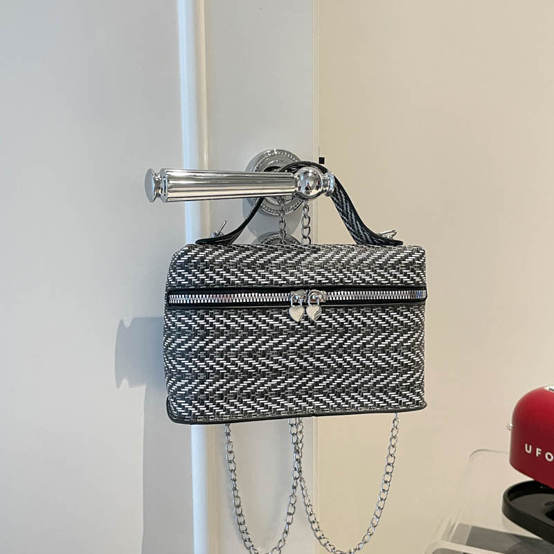 Texturierte Gewebte Handtasche