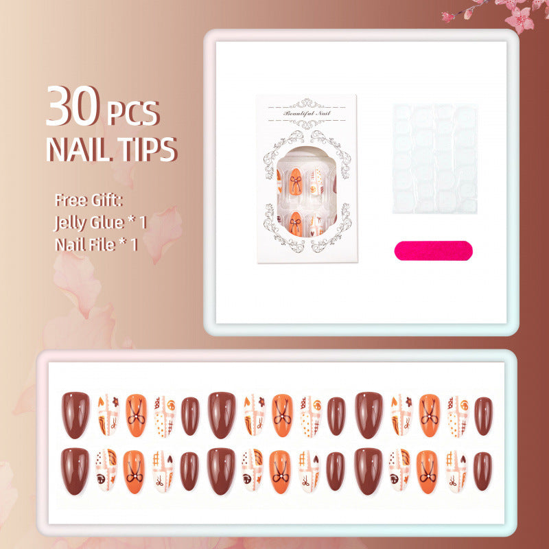 Künstlerisches Nail Art Press-On Set