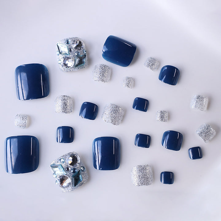 Dekorative Pediküre Nagelkunst Karnz