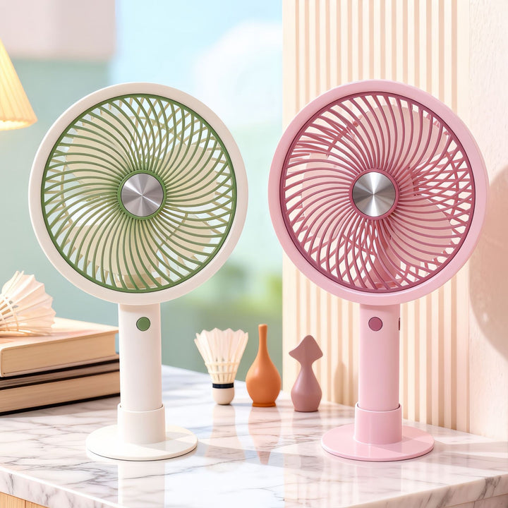 Damen Tragbarer Tischventilator mit innovativem Design und variabler Windgeschwindigkeit Karnz