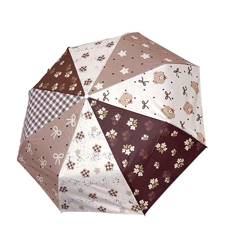 Damen Faltbarer Regenschirm Karnz