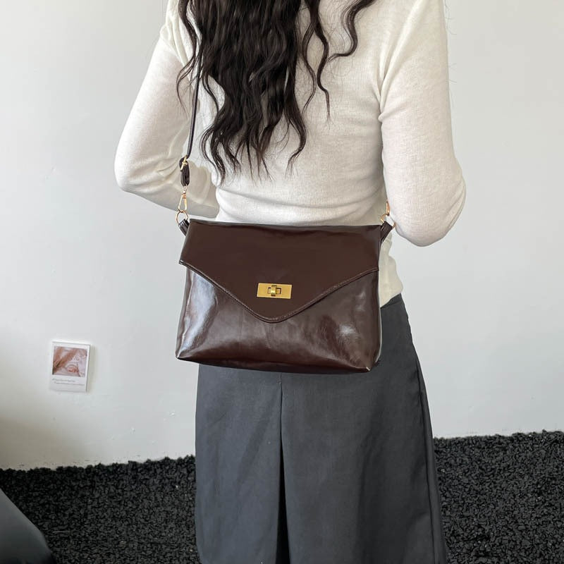 Elegante Leder Umschlag Clutch
