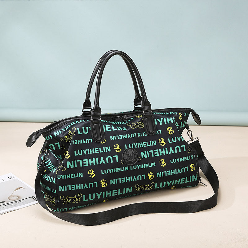 Stylische Blumenprint-Wochenend-Duffle-Tasche Karnz